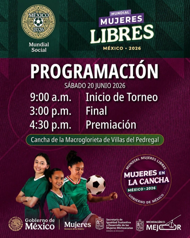 ¡La cancha es nuestra! Arrancó en Michoacán el 