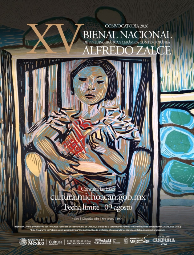 ¡Atención artistas! Últimas semanas para participar en la Bienal Alfredo Zalce 