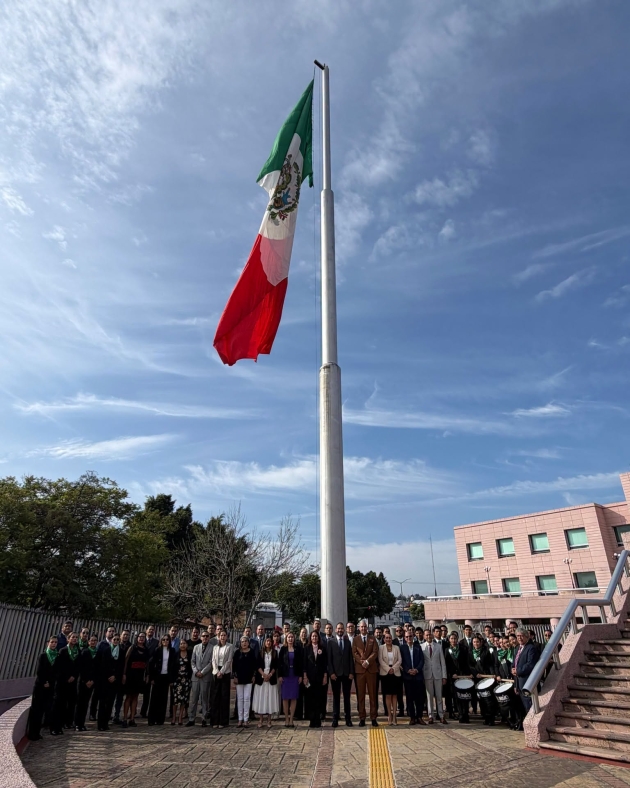 El Poder Judicial Realiza Honores al Lábaro Patrio y da Inicio a las Actividades de Septiembre 2026 