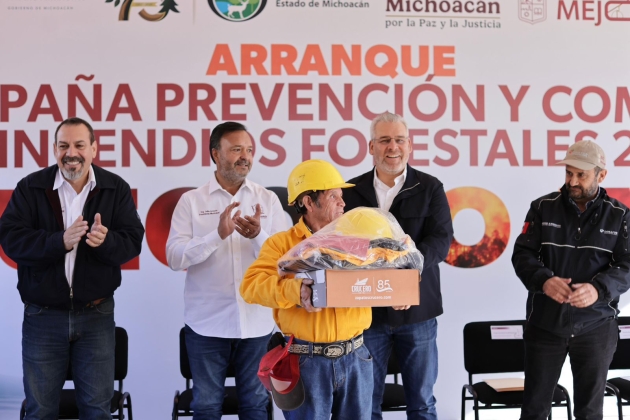 Este año, 102 brigadas combatirán incendios forestales respaldados con helicópteros: Alfredo Ramírez Bedolla 