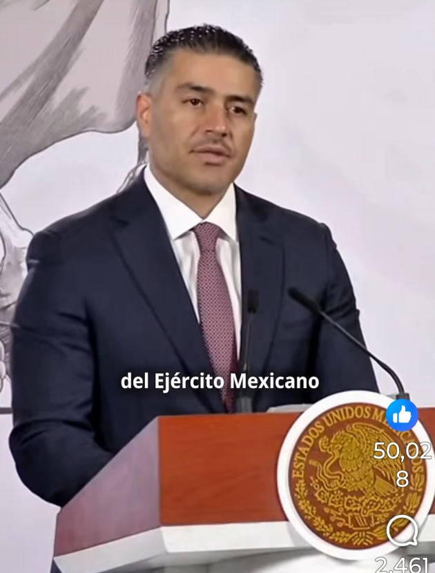 Omar García Harfush se manifiesta con Respecto de la Captura del 